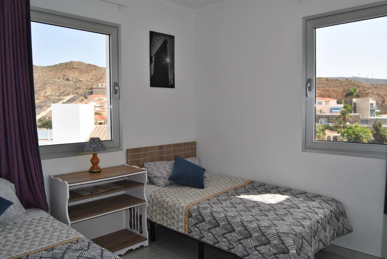 Big Villa Tauro With Private Heated Saltwater Pool & Jacuzzi & Bbq & Game Room & Arcade Games Mogán Kültér fotó